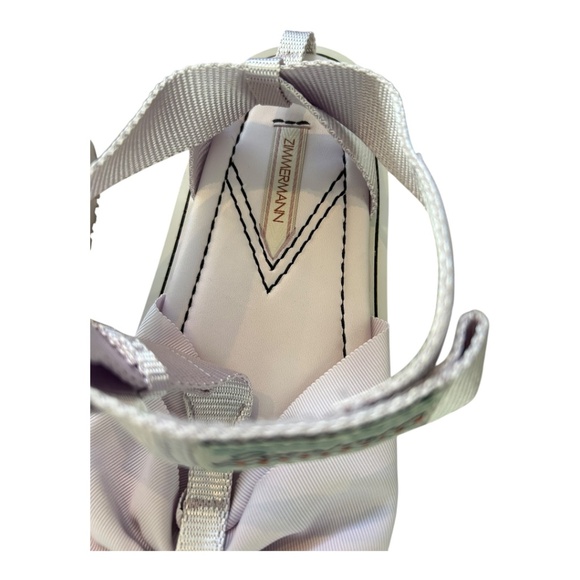 Zimmerman Lilac Sandals Women's Size 39 9 Shoes - Picture 3 of 8